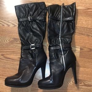 Michael Kors Veronica Boot- size 10- black leather